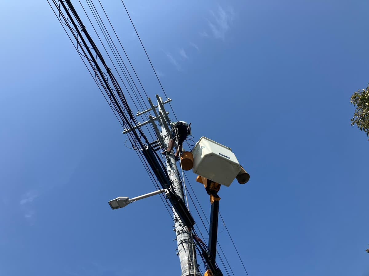 高圧電気ケーブル更新工事