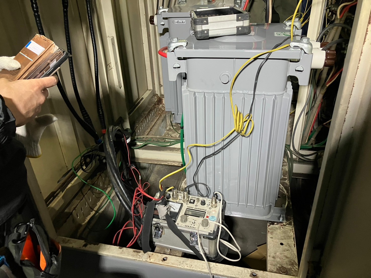 受電設備改修工事 竣工検査